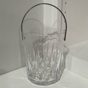Vintage Crystal Ice Bucket Bar Barware Kitchen Chill Champagne Wine Party Dining